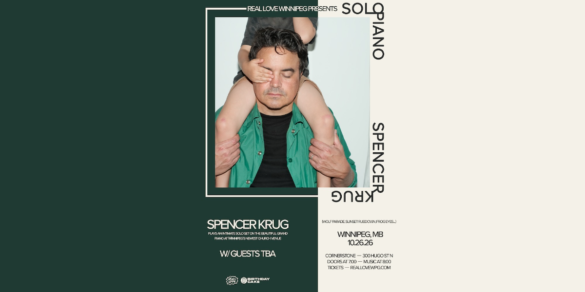 Spencer Krug (of Wolf Parade, Sunset Rubdown..) LIVE at Cornerstone in Winnipeg
