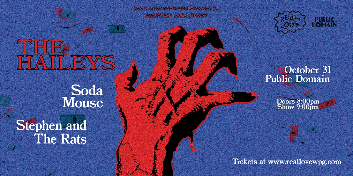Haunted Halloween w/The Haileys, Stephen & The Rats, Soda Mouse