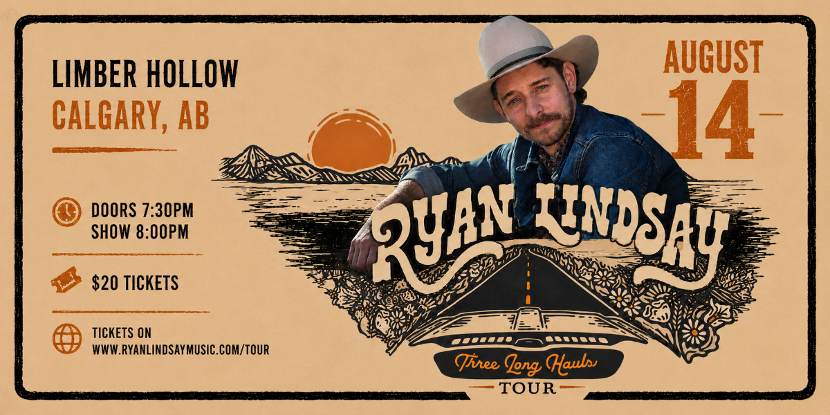Ryan Lindsay @ The Limber Hollow - Calgary, AB event artwork from Showpass
