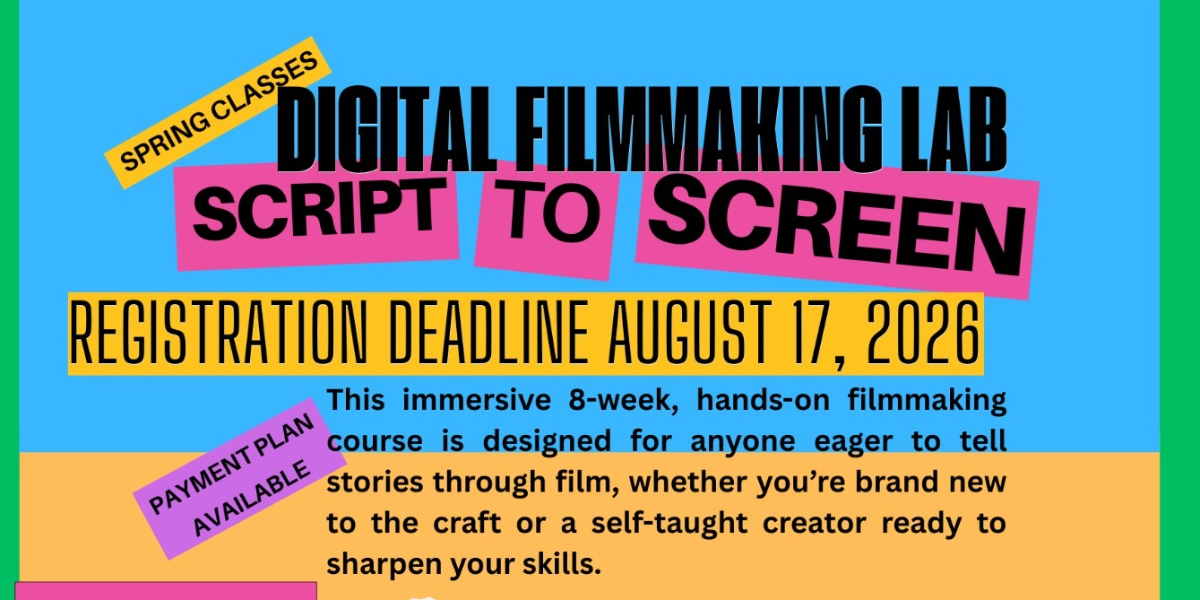 In The Lab Script Digital Filmmaking Lab: Script to Screen - Radius Center - San Antonio ...