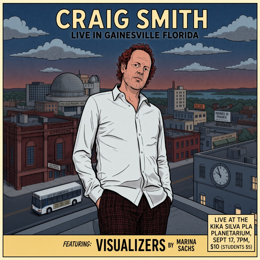 Poster for CRAIG SMITH Live in the Planetarium w/ Visualizers by Marina Sachs