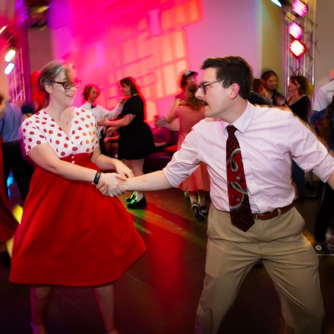 Poster for Valentine's Swing Dance