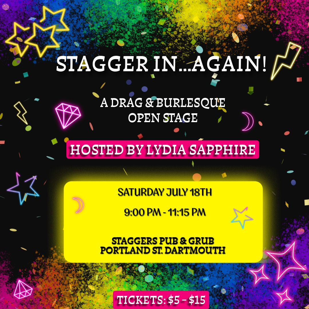 STAGGER IN...AGAIN!