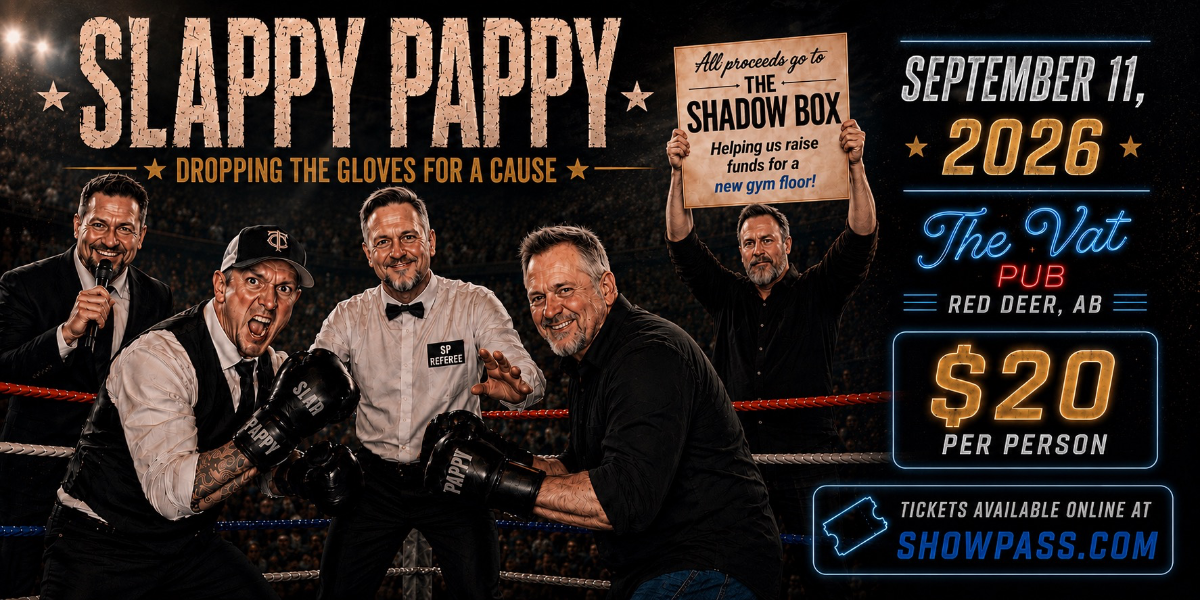 Slappy Pappy @ the Vat event artwork from Showpass