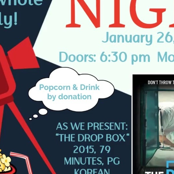 International Movie NightThe Drop Box Multicultural Centre
