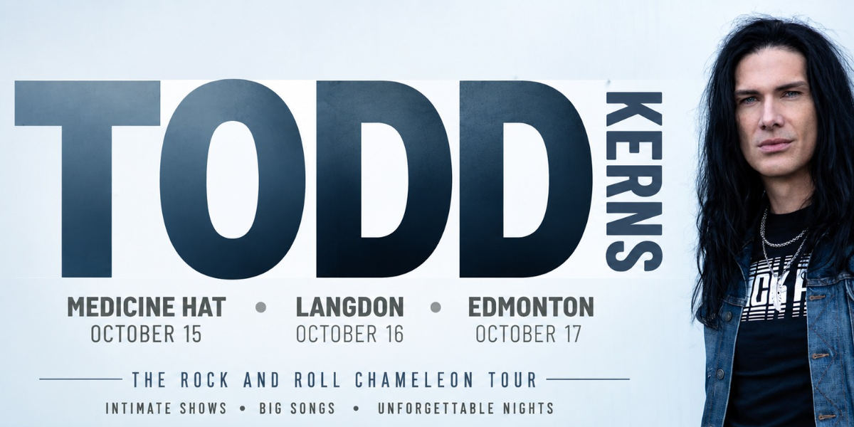 Todd Kerns R&R Chamelion Tour Medicine Hat event artwork from Showpass