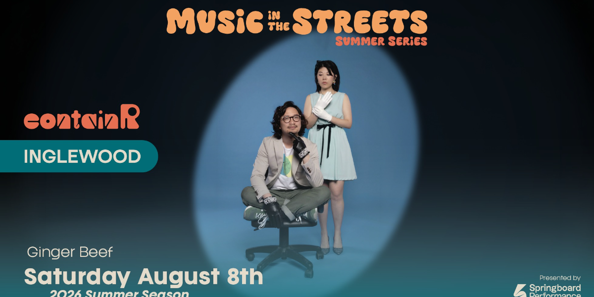 Music in the Streets: Ginger Beef event artwork from Showpass
