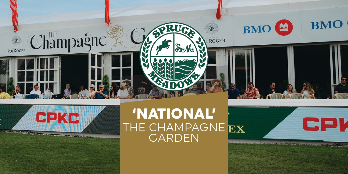 The Champagne Garden at the 'National'