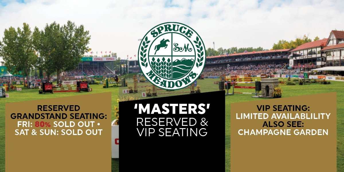 'Masters' Reserved & VIP Seating