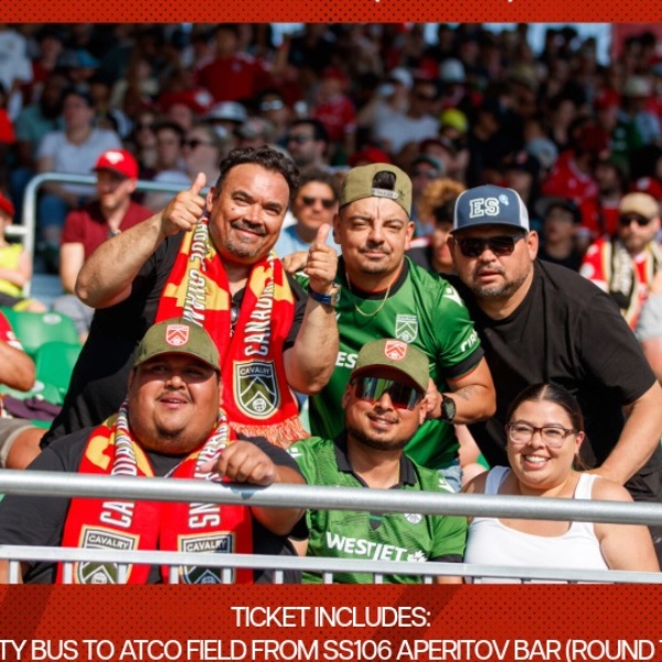 Cavalry Game + Party Bus + Game day Experience