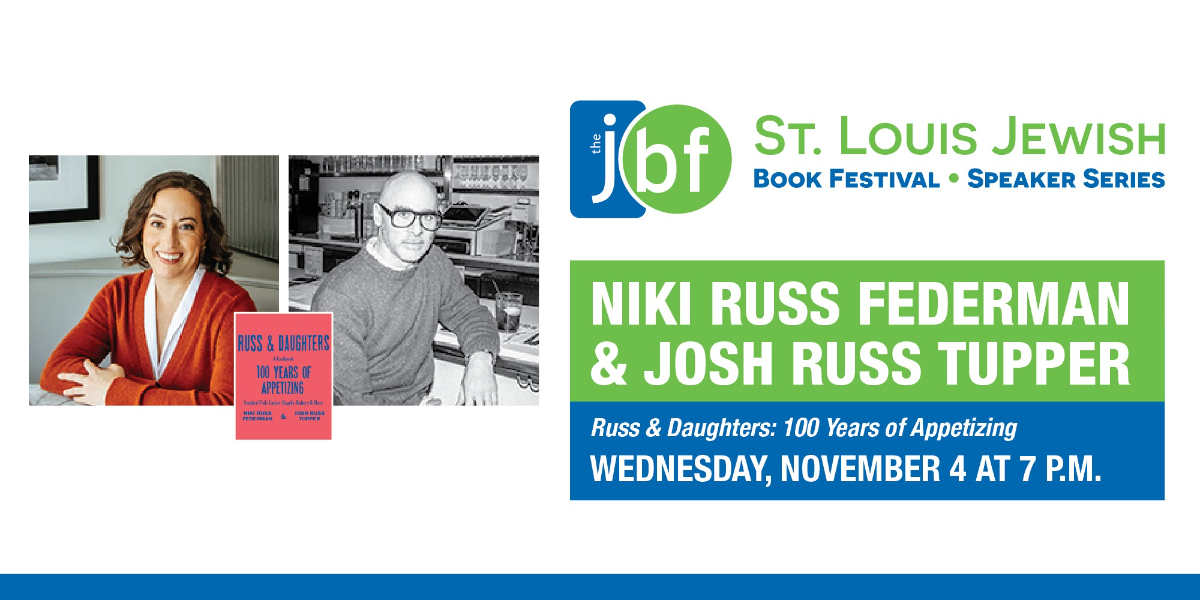 St. Louis JBF Presents Niki Russ Federman & Josh Russ Tupper