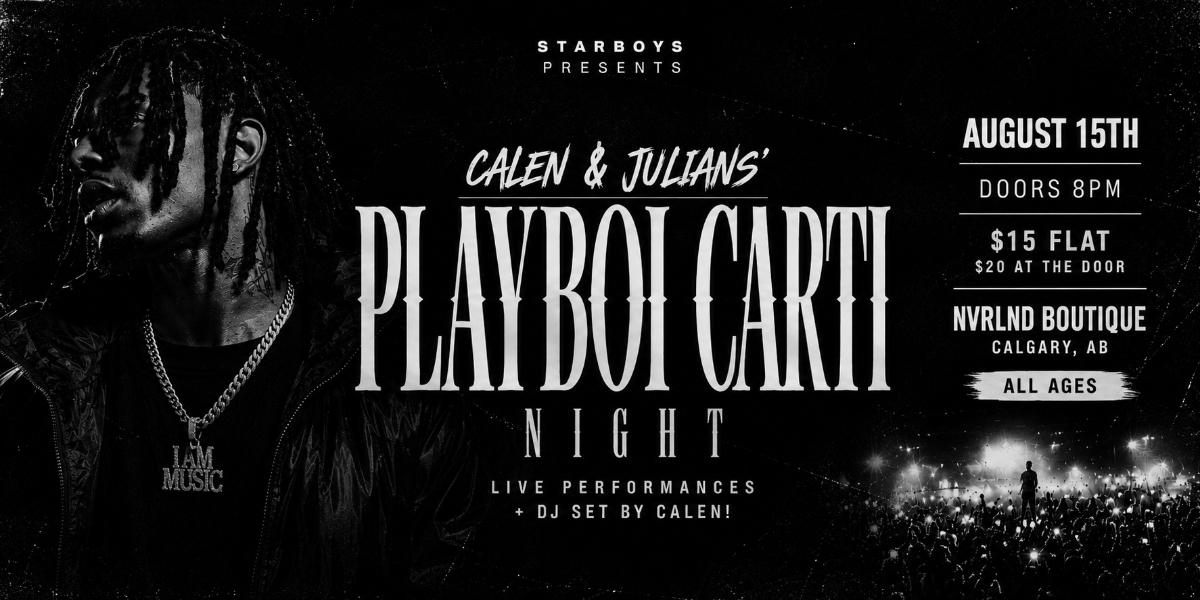 PLAYBOI CARTI NIGHT! BY STARBOYS event artwork from Showpass