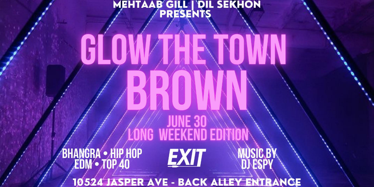 GLOW THE TOWN BROWN