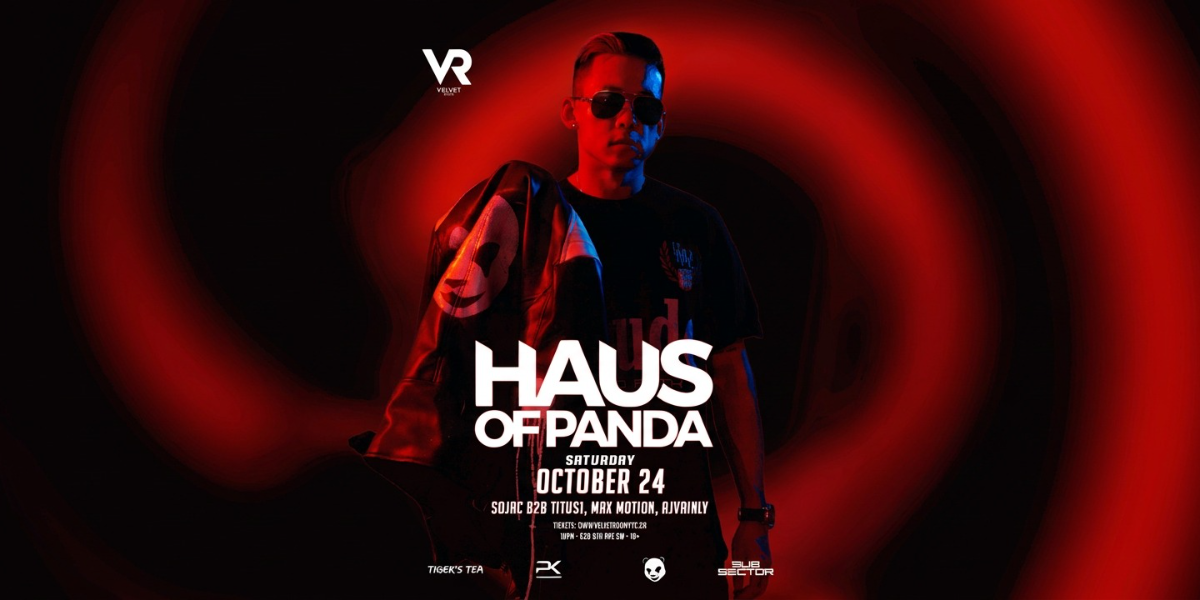 Velvet Room Presents: Haus of Panda Debut! event artwork from Showpass