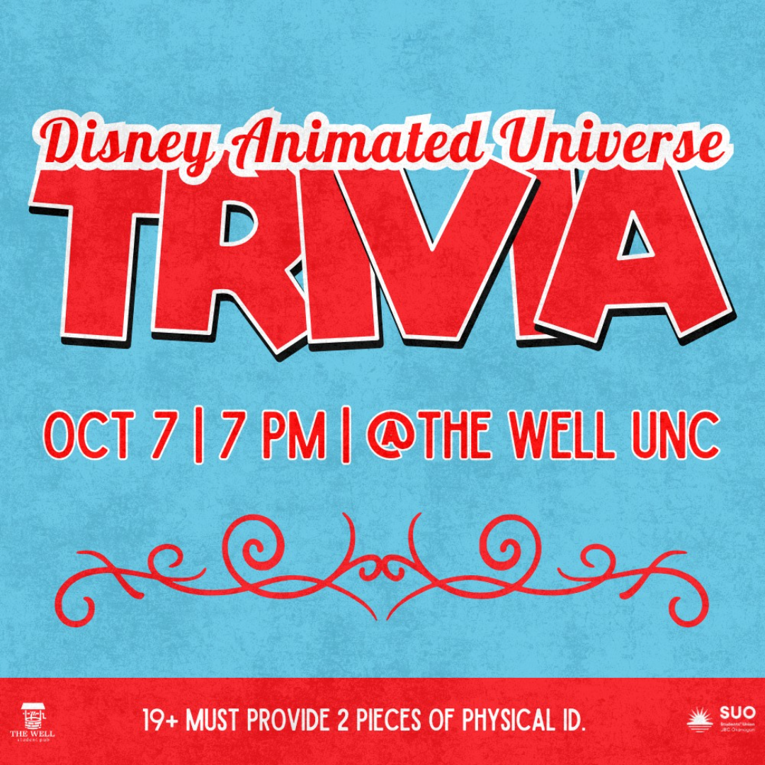 Disney Animated Trivia (19+) at the Well