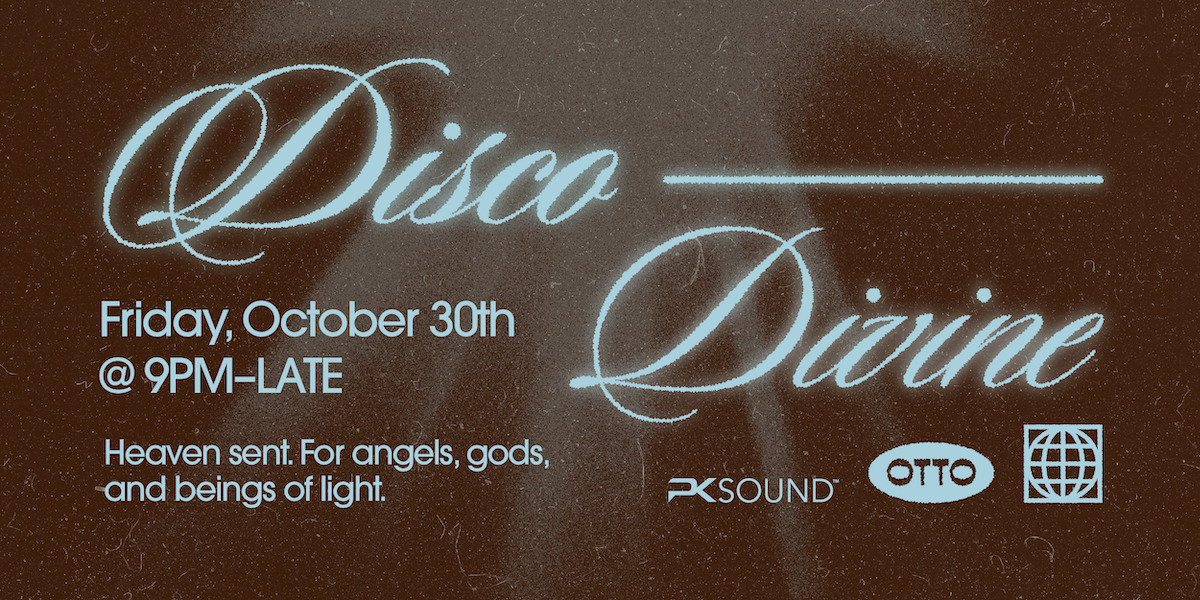 DISCO DIVINE — official event artwork
