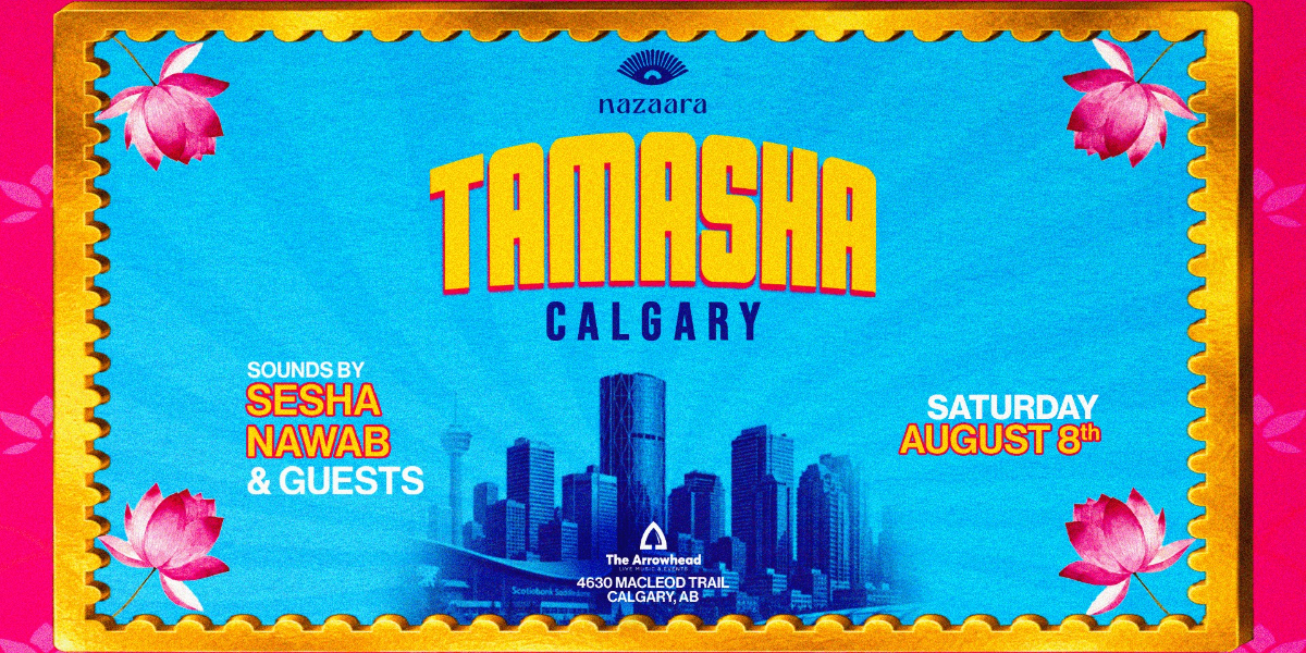 TAMASHA Calgary event artwork from Showpass