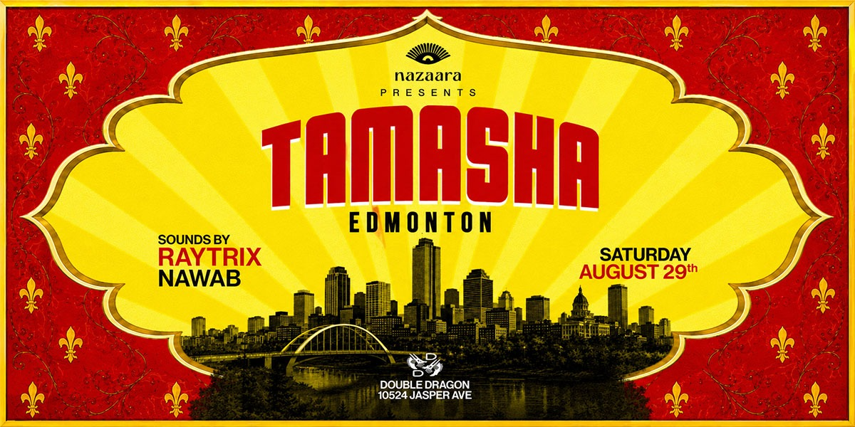 TAMASHA Edmonton event artwork from Showpass