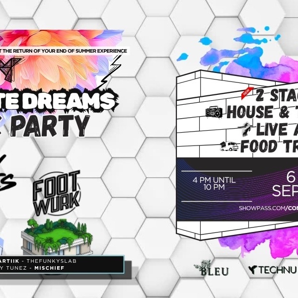 Concrete Dreams Block Party with Nicky Genesis, FOOTWURK & guests official event artwork