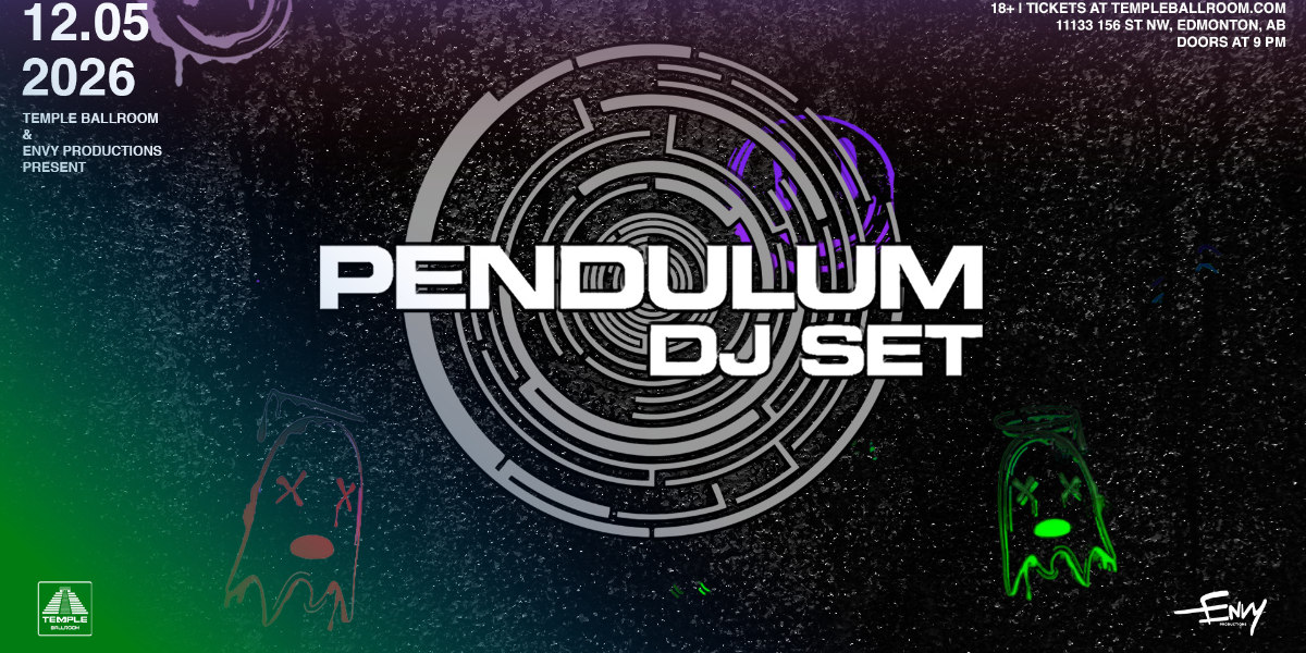 Pendulum DJ Set Edmonton event artwork from Showpass