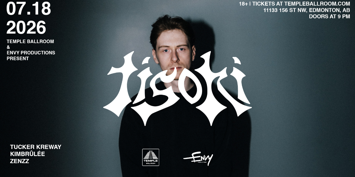 TISOKI Edmonton event artwork from Showpass