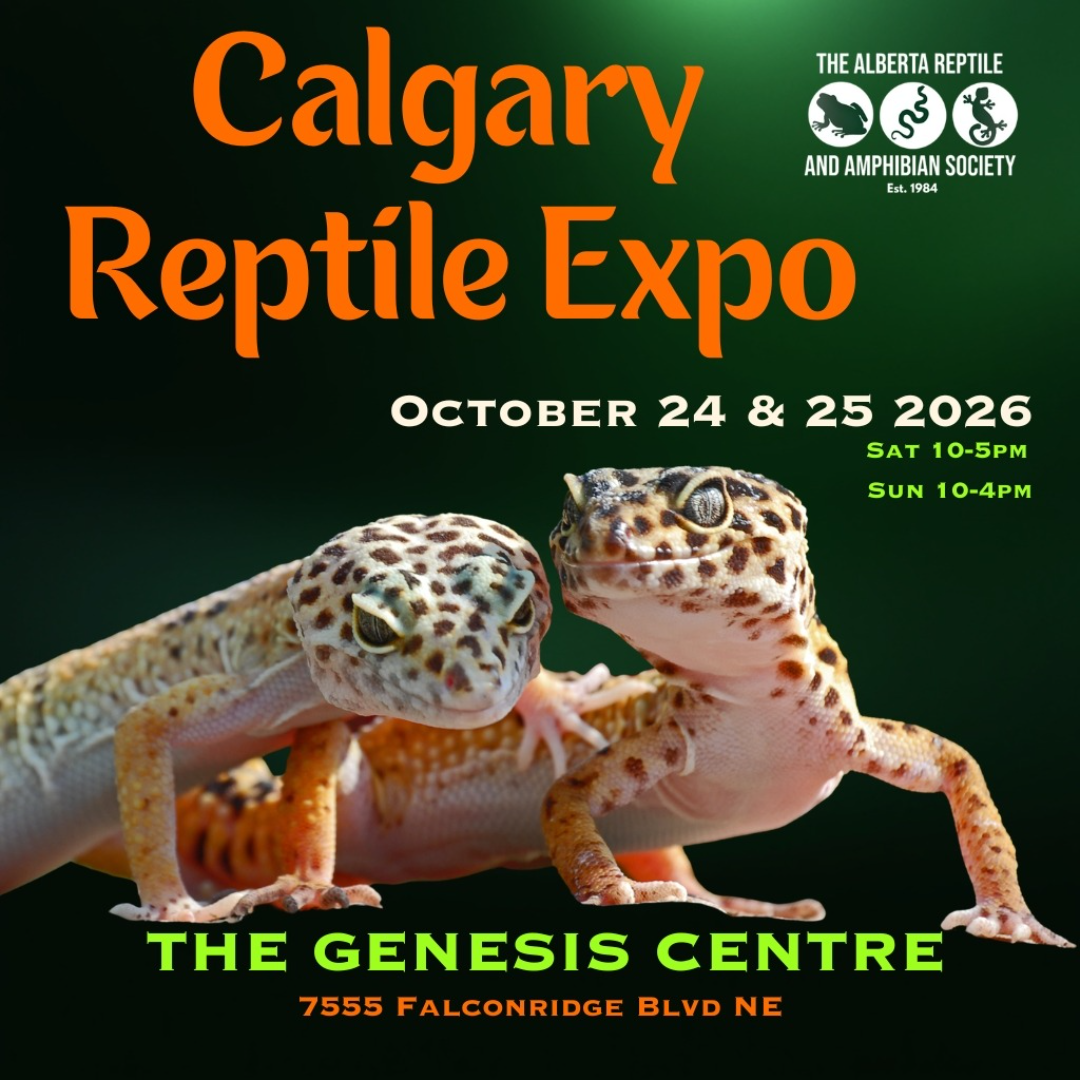 Calgary Reptile Expo October 24-25 2026