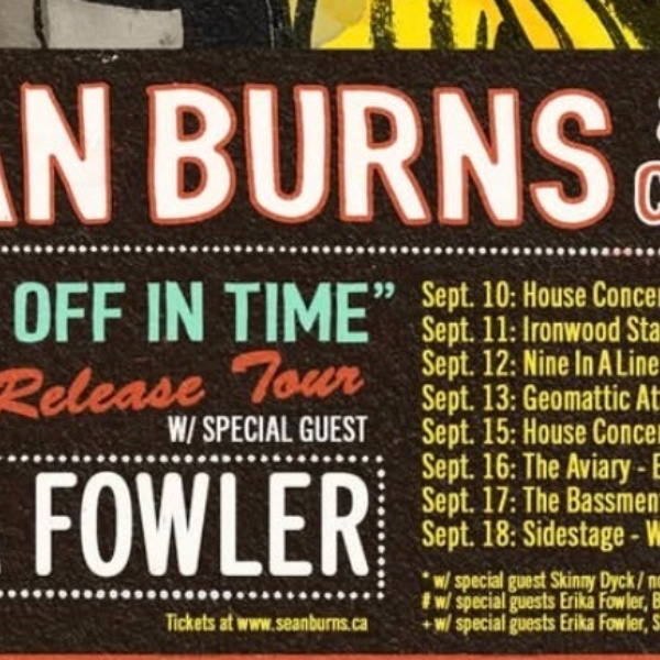Sean Burns (Winnipeg) w. Blue Coyote & Erika Fowler (Winnipeg) @ The Aviary!