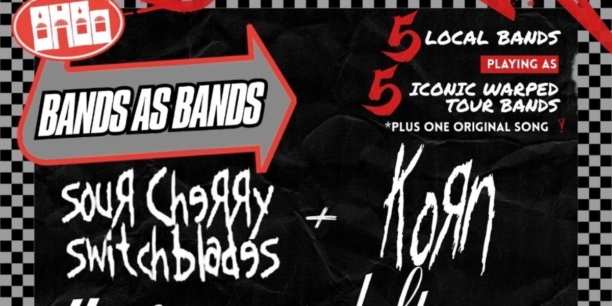 Warped Tour ~ Bands As Bands @ The Aviary! — official event artwork