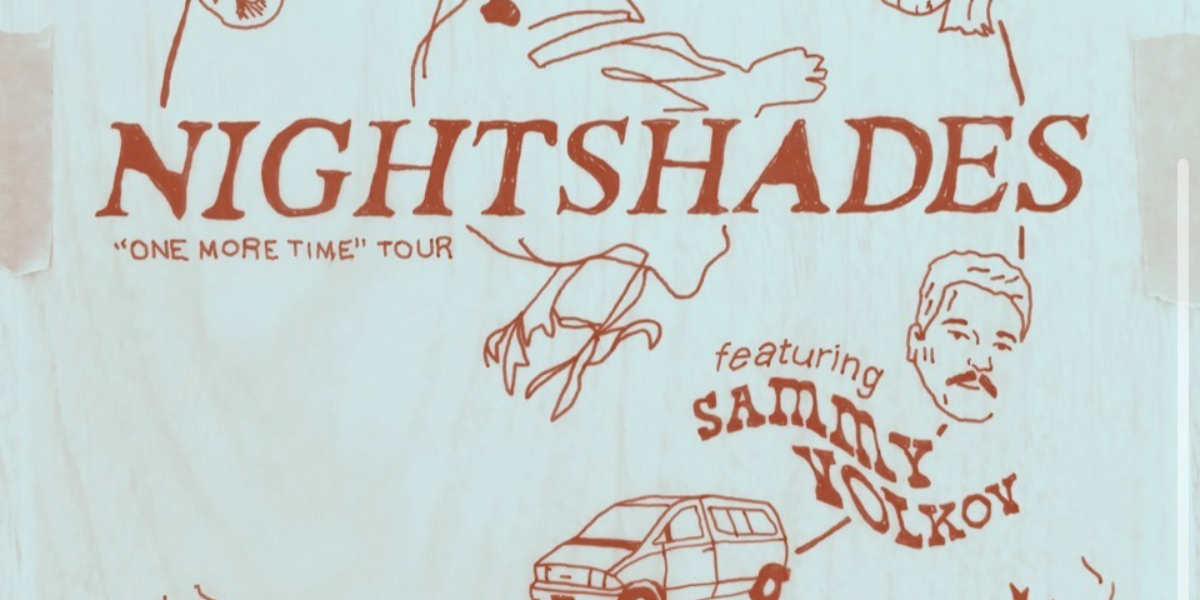 Nightshades (Kelowna) w. Sammy Volkov @ The Aviary! event artwork from Showpass