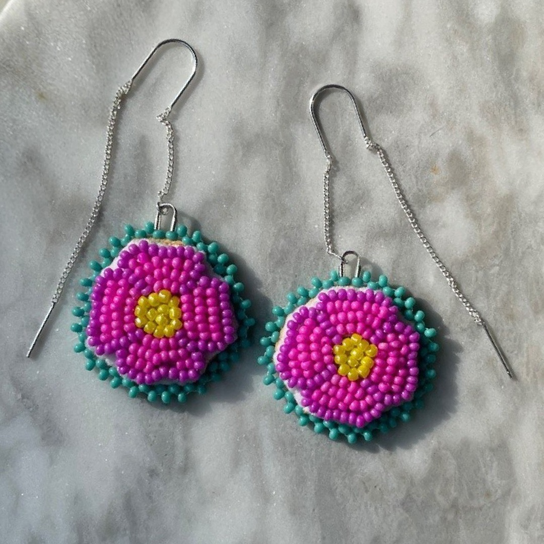 Indigenous Beading Workshop: Flat Stitch Ojibway Flower