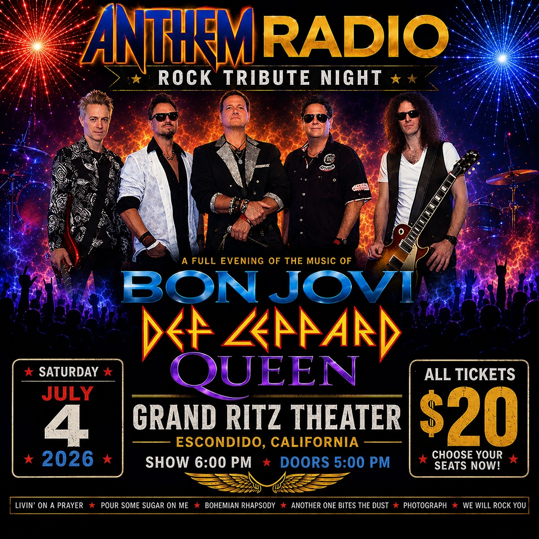Bon Jovi • Def Leppard • Queen Tributes | Performed by Anthem Radio