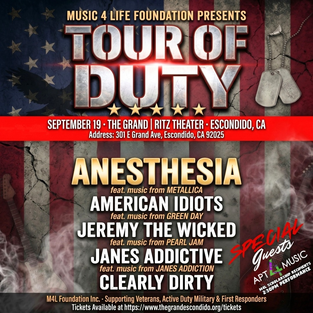 Music 4 Life Presents: Tour of Duty