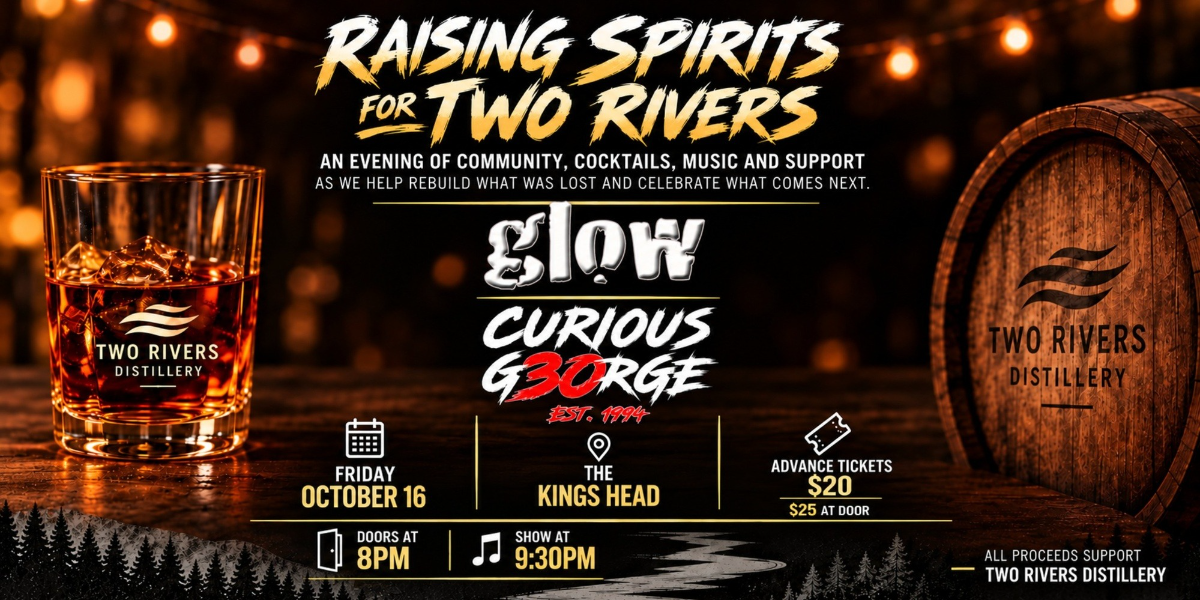 Raising Spirits for Two Rivers featuring Glow & Curious George