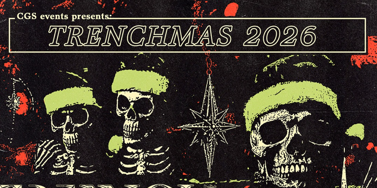 Trenchmas 2026 featuring Trench, A Mourning Star, Iron Discipline and Death Ritual — official event artwork
