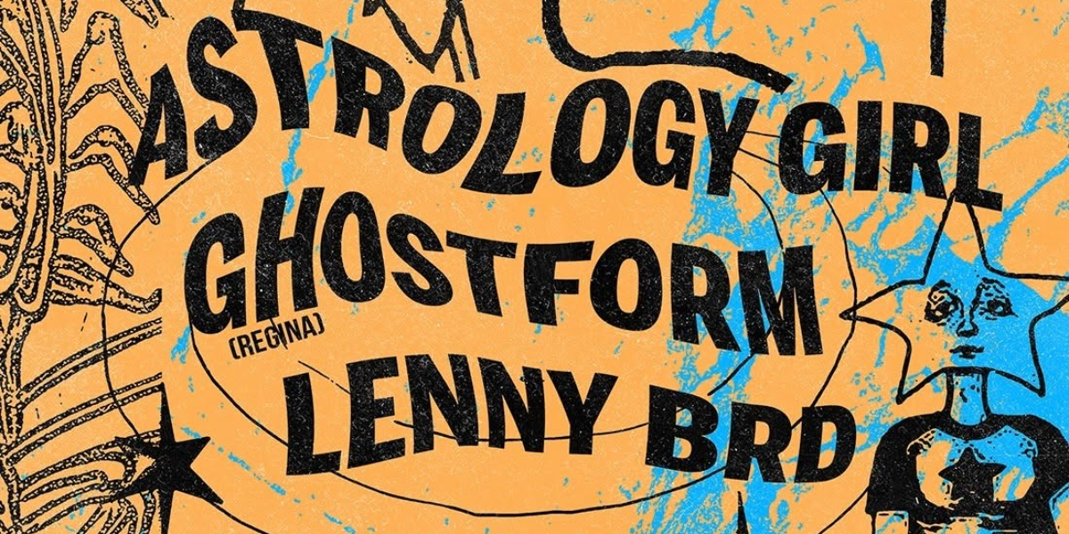 Astrology Girl, Ghostform and LENNY BRD event artwork from The Palomino / Showpass