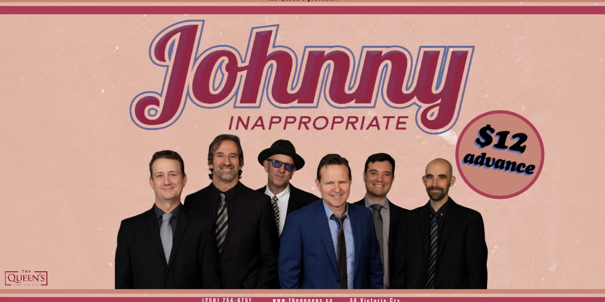 Source-aware visual for Johnny Inappropriate LIVE @ The Queen's