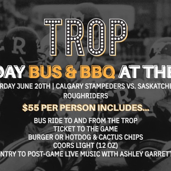 Stamps Gameday Bus & BBQ at The Trop!