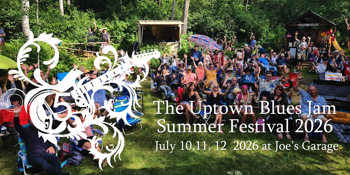 2026 Uptown Blues Jam Summer Festival event artwork from Showpass