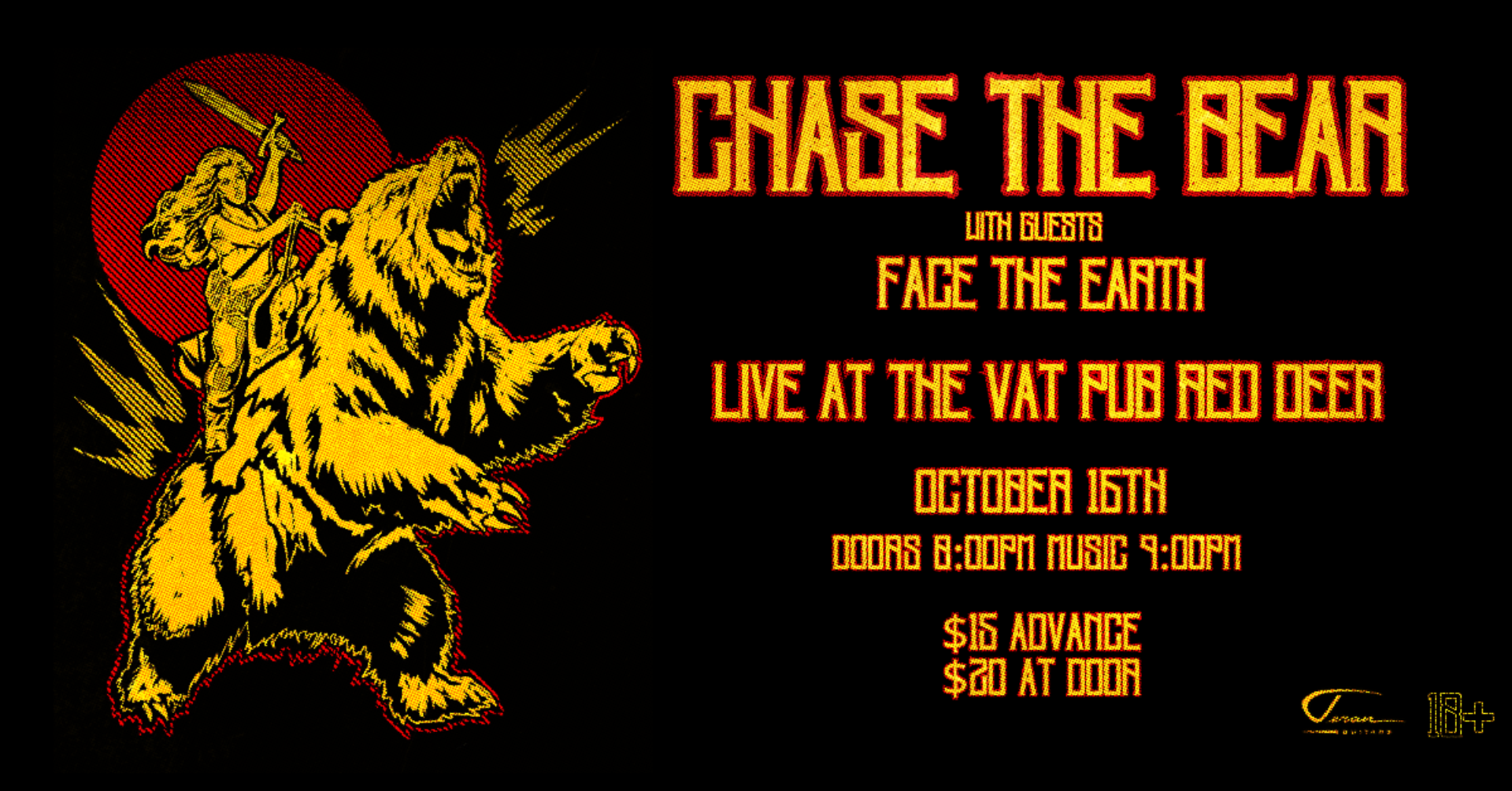 Chase the Bear with Face the Earth event artwork from Showpass