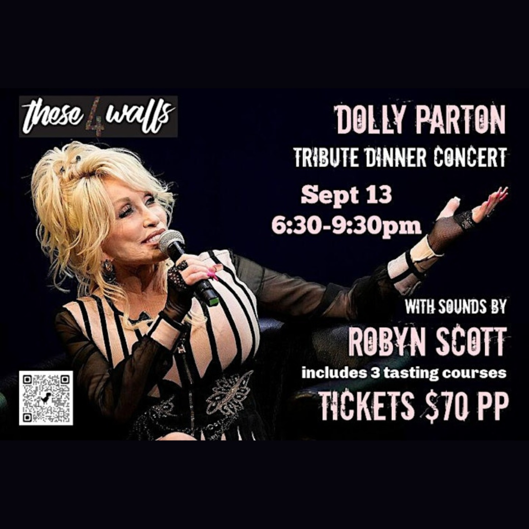 Dolly Parton Tribute Dinner Concert with sounds by Robyn Scott these
