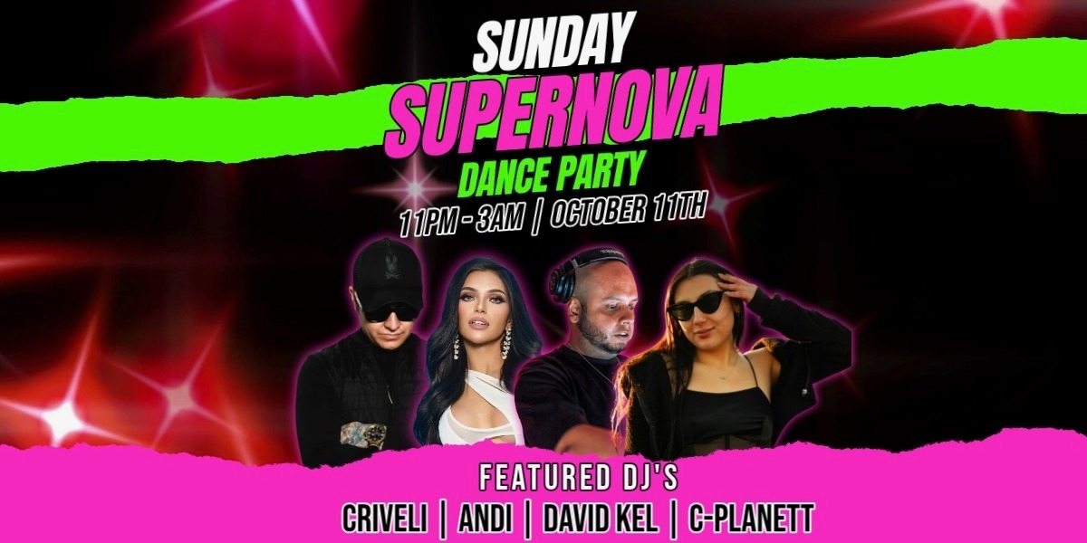 Sunday Supernova: Thanksgiving DJs and Drag Show — official event artwork