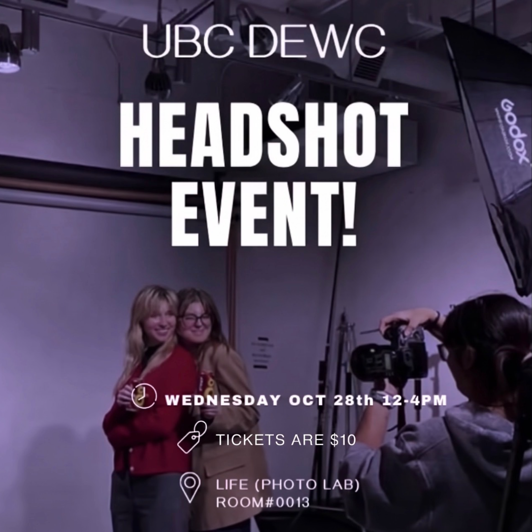 UBC DEWC Headshot Event