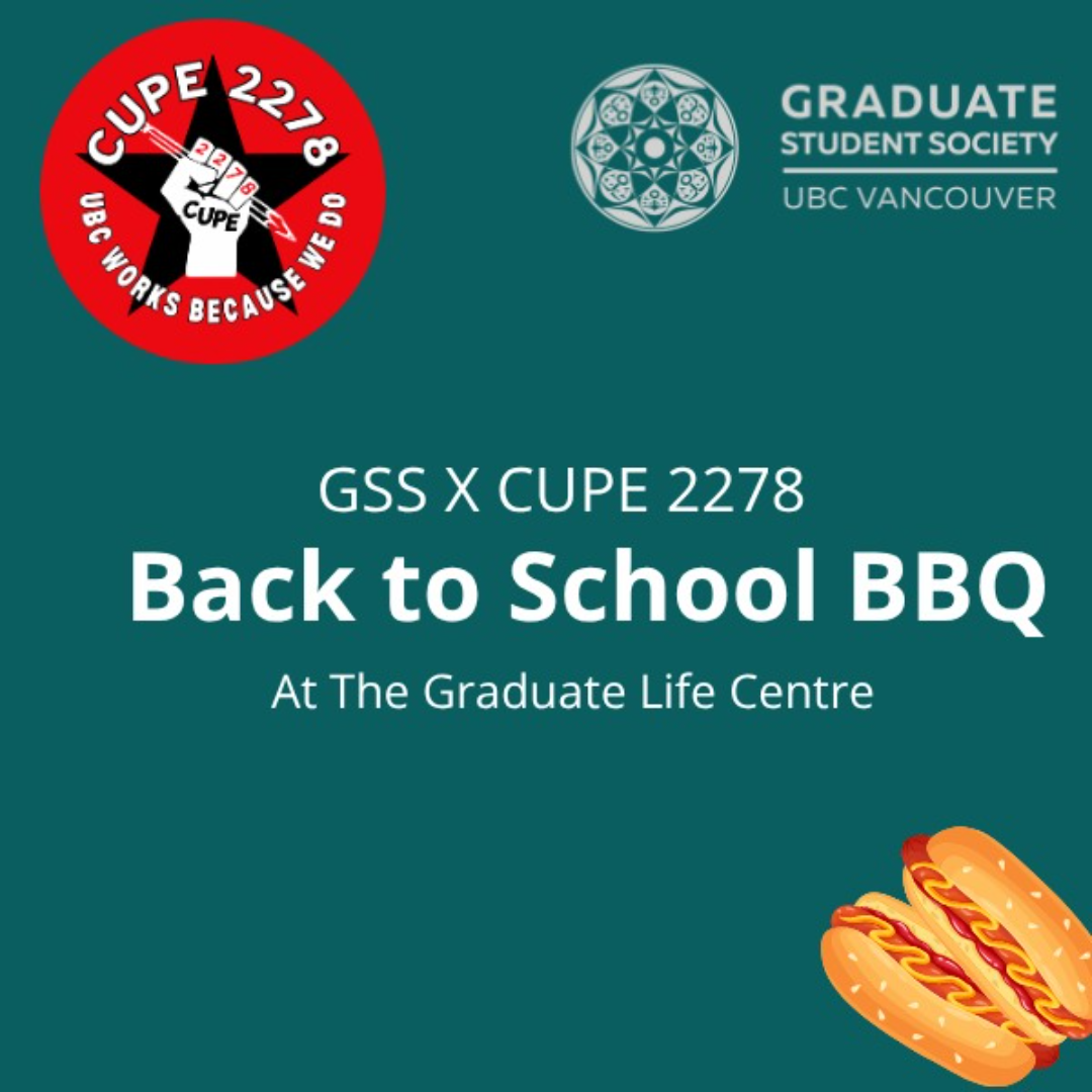 GSS & CUPE 2278 Back to School BBQ