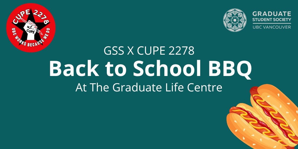 GSS & CUPE 2278 Back to School BBQ