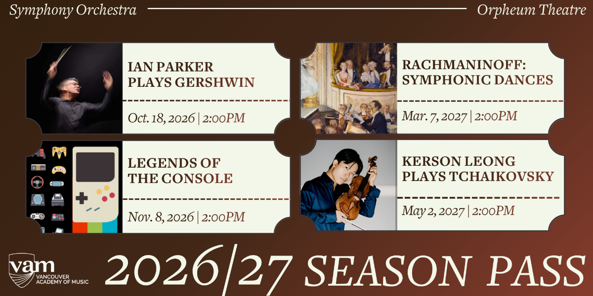 2026/27 VAM Symphony Season Pass