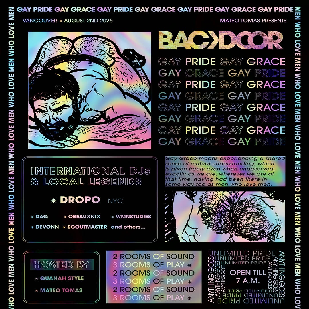 BACKDOOR GAY PRIDE GAY GRACE