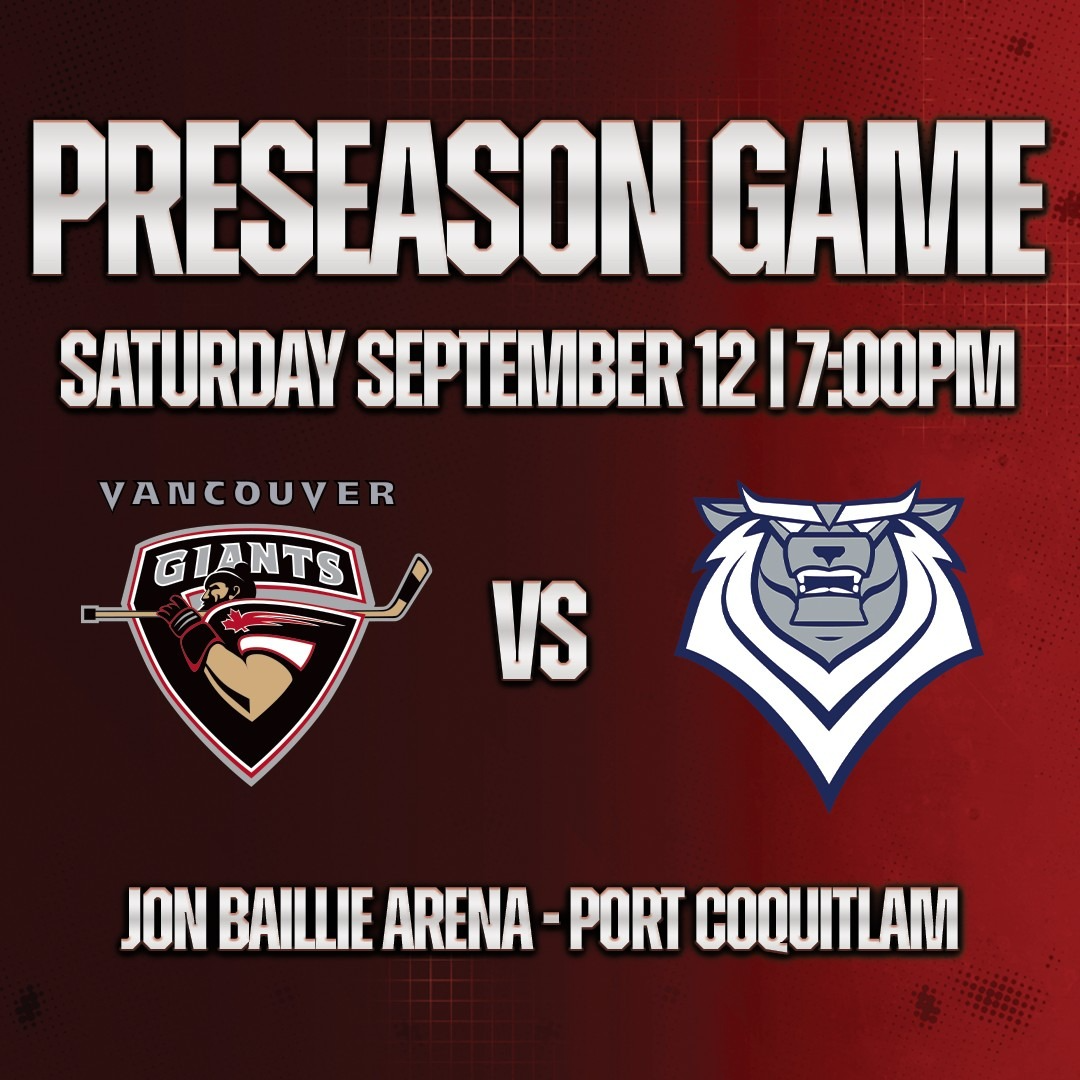 Vancouver Giants Pre-Season vs. Victoria Royals @ Port Coquitlam Community Centre