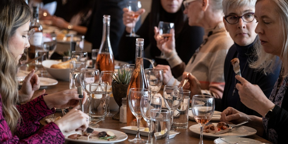 Think Pink! A Rosé Lunch