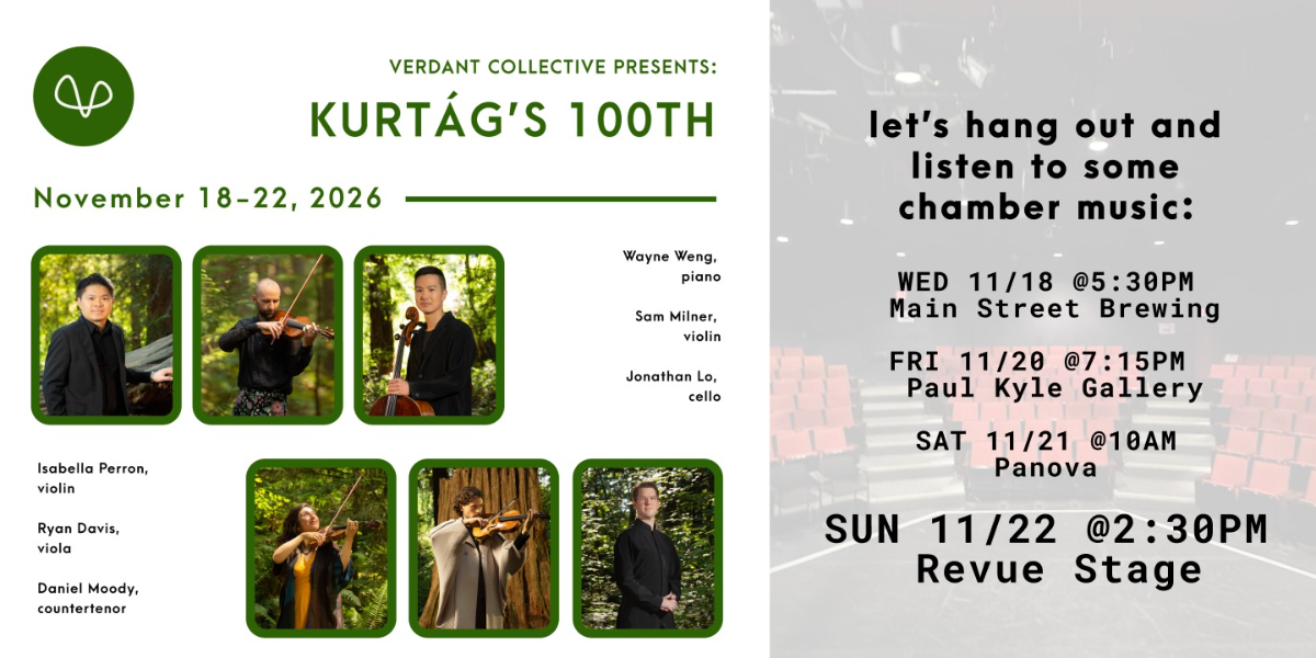 Kurtág's 100th (Mainstage)