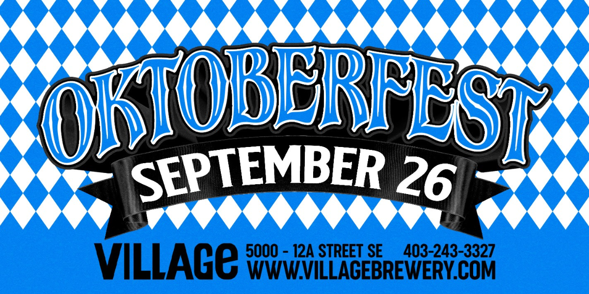 OKTOBERFEST at Village Brewery event artwork from Showpass